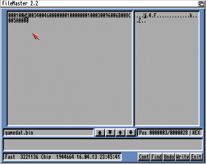 Editing Fury of the Furries savefile on classic Amiga